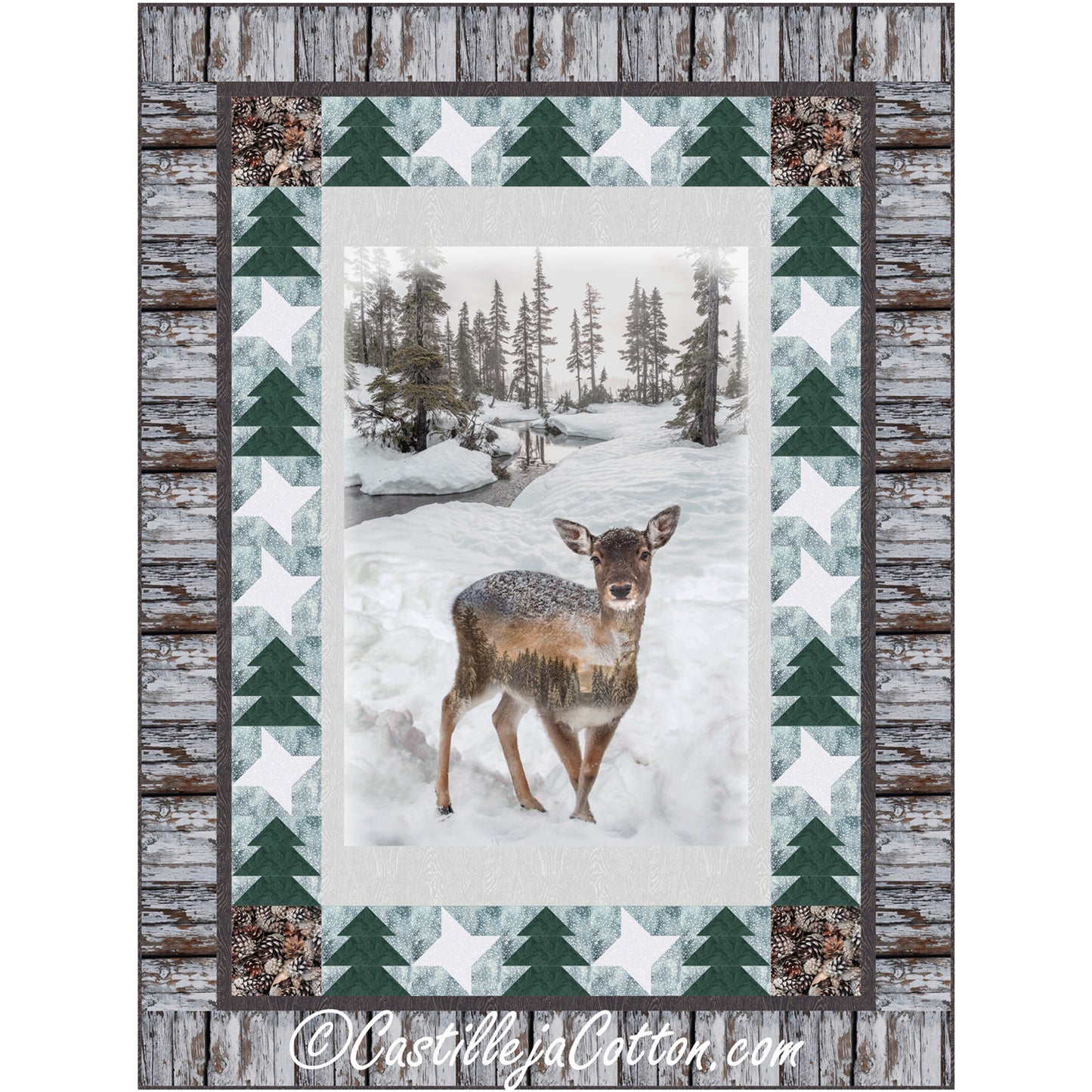 Fawn Quilt Pattern CJC-58581 - Paper Pattern