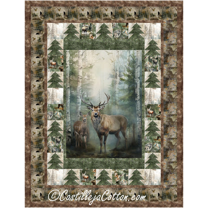 Stag and Doe Quilt Pattern CJC-58583 - Paper Pattern