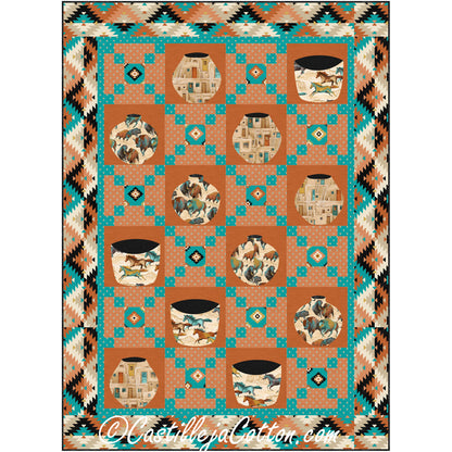 Southwestern Baskets Lap Quilt CJC-58641e - Downloadable Pattern