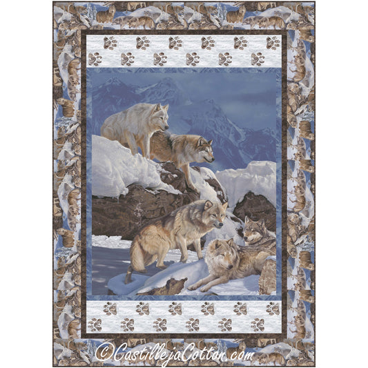 Gathering of Wolves Quilt CJC-58681e - Downloadable Pattern