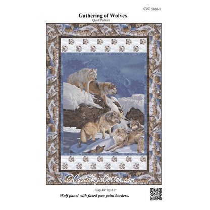 Gathering of Wolves Quilt CJC-58681e - Downloadable Pattern