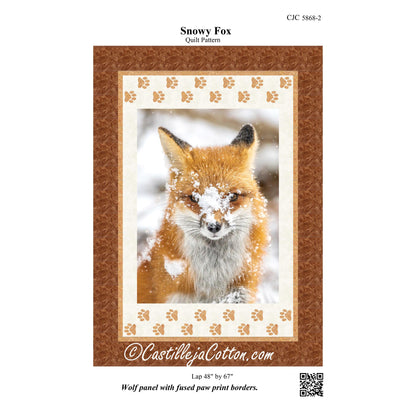 Snowy Fox Quilt Pattern CJC-58682 - Paper Pattern