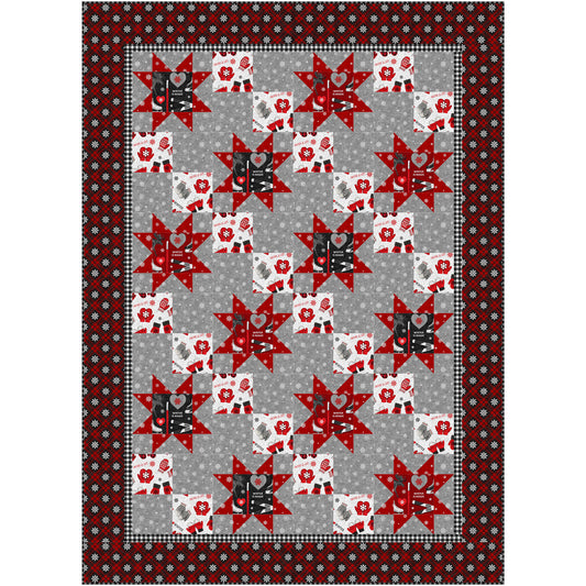 Winter Clothes Quilt Pattern CJC-58701 - Paper Pattern