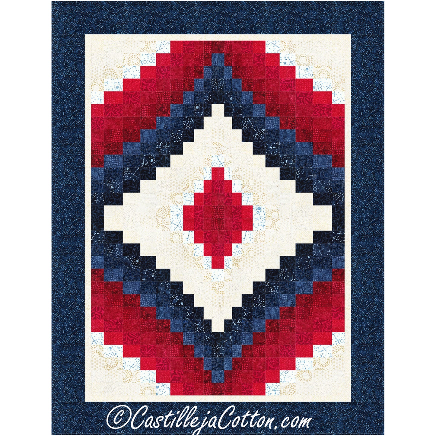 Patriots Pride Quilt Pattern CJC-58733 - Paper Pattern
