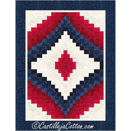 Patriots Pride Quilt CJC-58733e - Downloadable Pattern