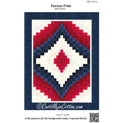 Patriots Pride Quilt Pattern CJC-58733 - Paper Pattern