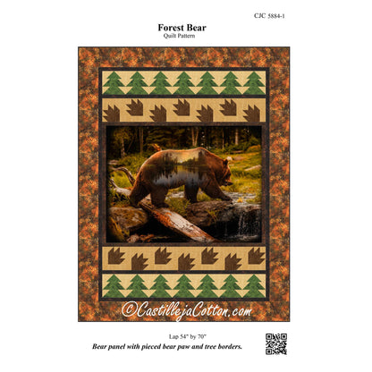 Forest Bear Quilt CJC-58841e - Downloadable Pattern