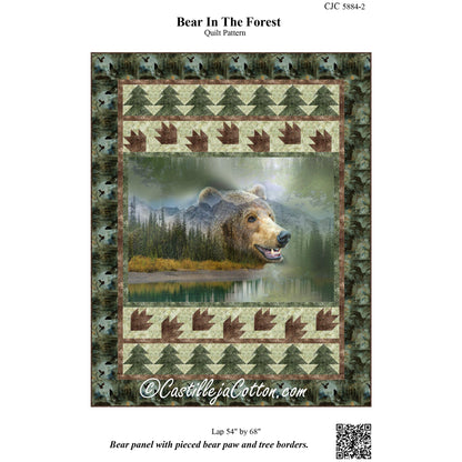 Bear in the Forest Quilt Pattern CJC-58842 - Paper Pattern