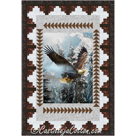 Awakening Eagle Quilt CJC-58852e - Downloadable Pattern