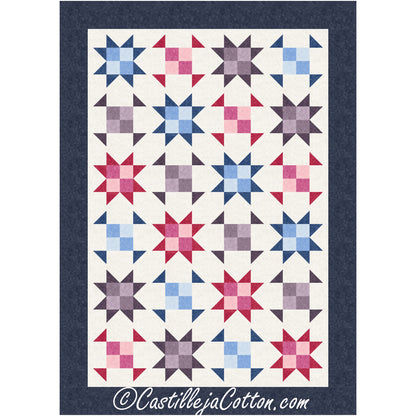 Stars and Shoo Flies Quilt Pattern CJC-58941 - Paper Pattern