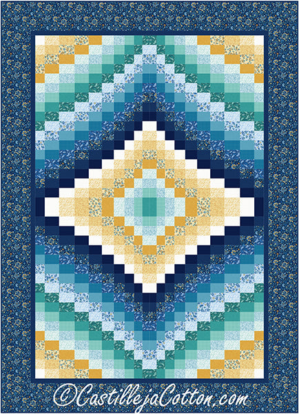 Park Walk Rhinestone Quilt Pattern CJC-58951 - Paper Pattern