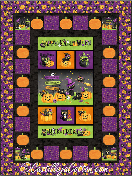 Trick or Treat Quilt Pattern CJC-59011 - Paper Pattern