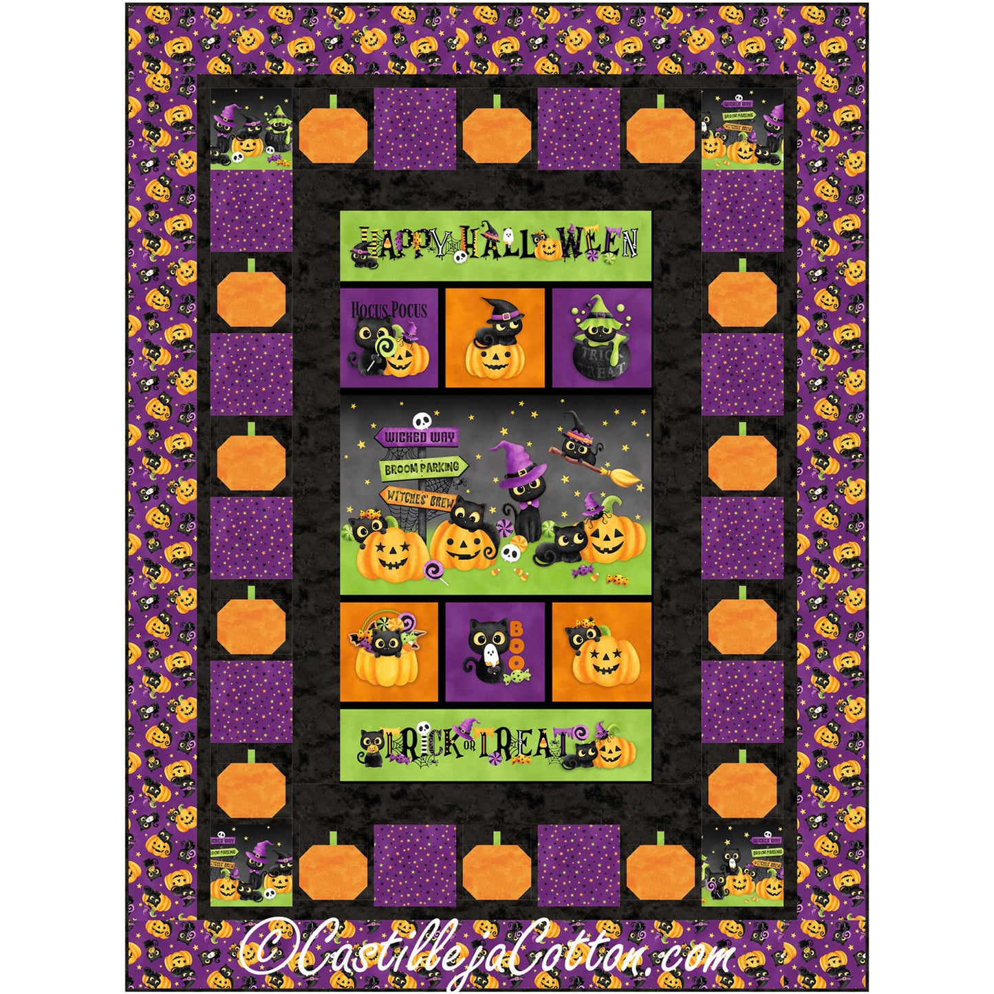 Trick or Treat Quilt Pattern CJC-59011 - Paper Pattern