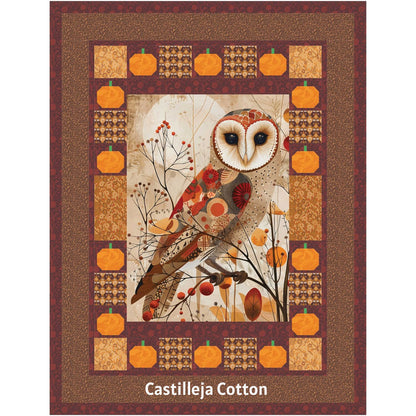 Barn Owls and Pumpkins Quilt Pattern CJC-59016w - Wholesale Product