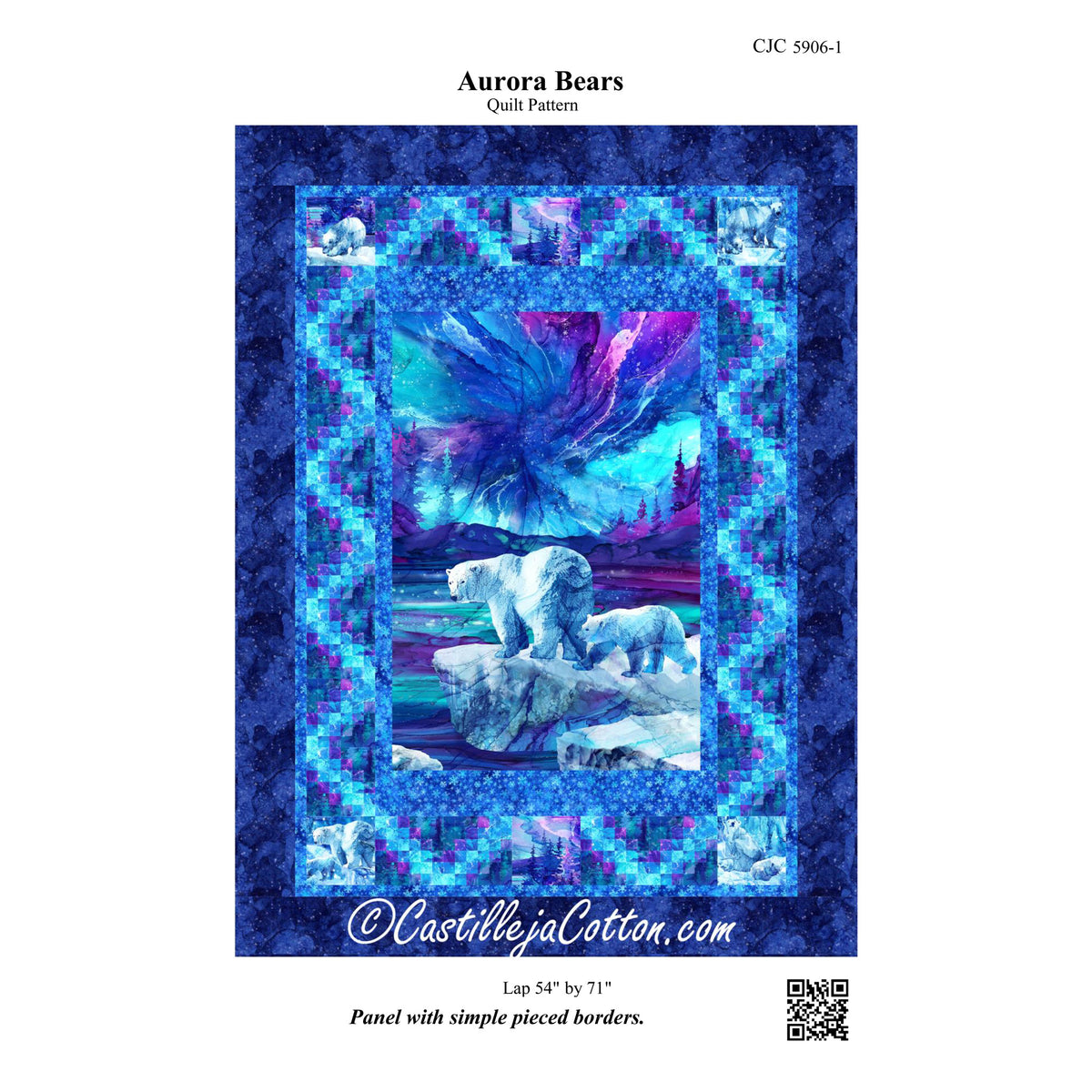 Aurora Bears Quilt CJC-59061e - Downloadable Pattern
