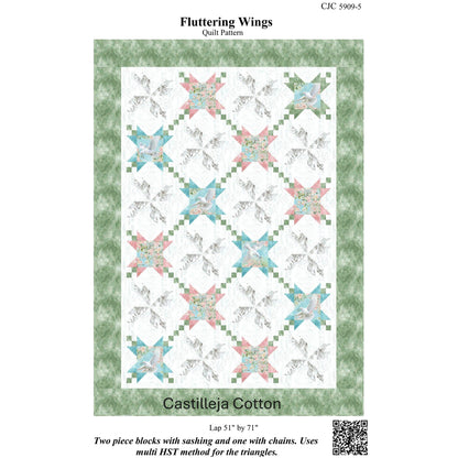 Fluttering Wings Quilt Pattern CJC-59095 - Paper Pattern
