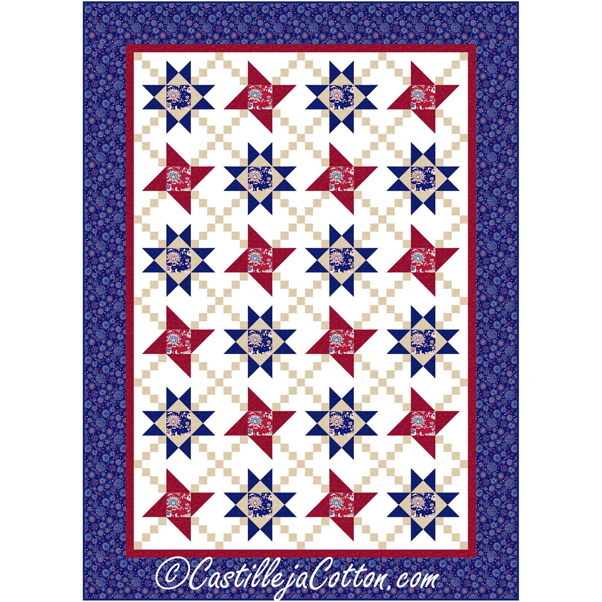 Celebration Stars Quilt Pattern CJC-59111 - Paper Pattern – QuiltWoman.com