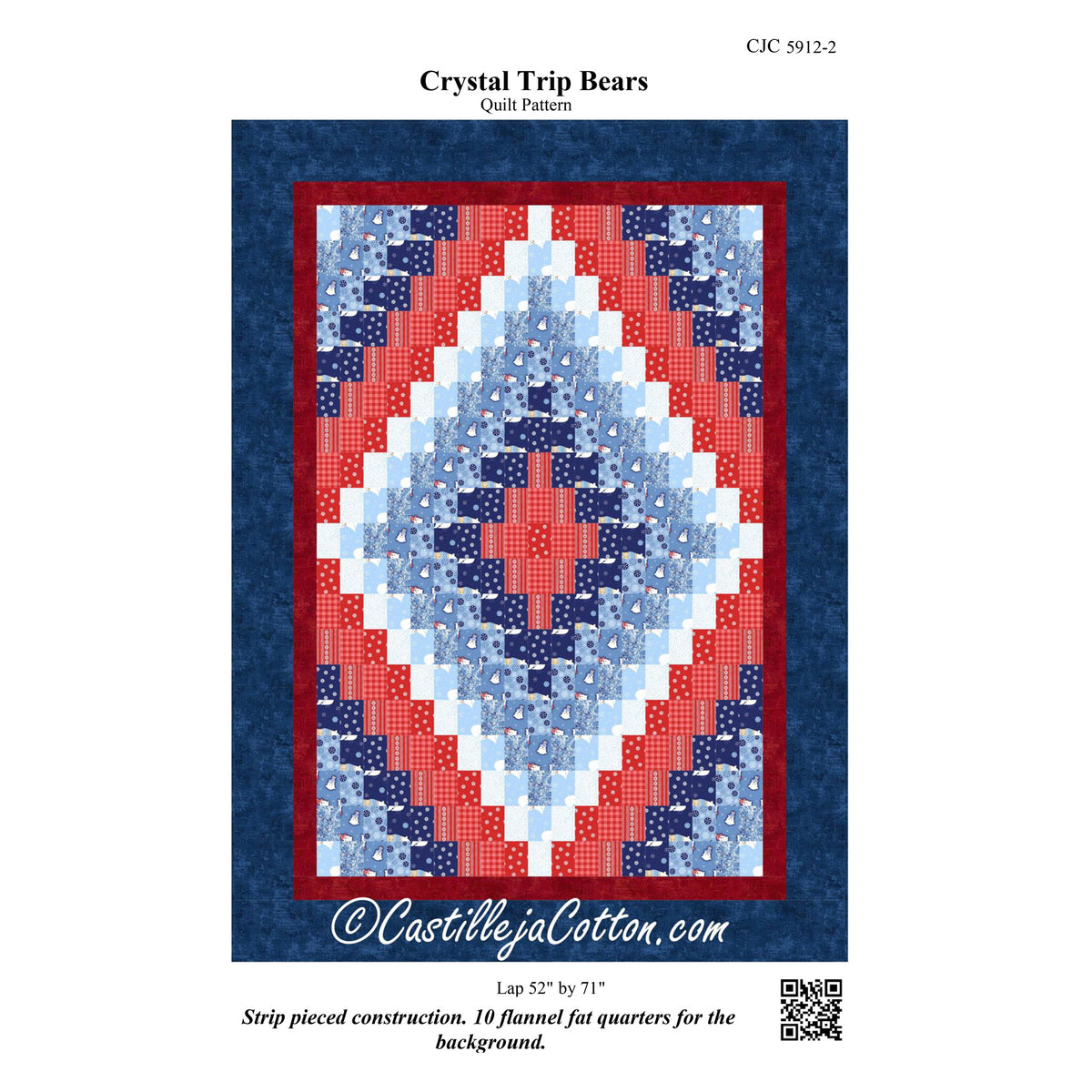 Crystal Trip Bears Quilt CJC-59122e - Downloadable Pattern