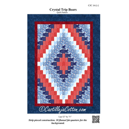 Crystal Trip Bears Quilt CJC-59122e - Downloadable Pattern