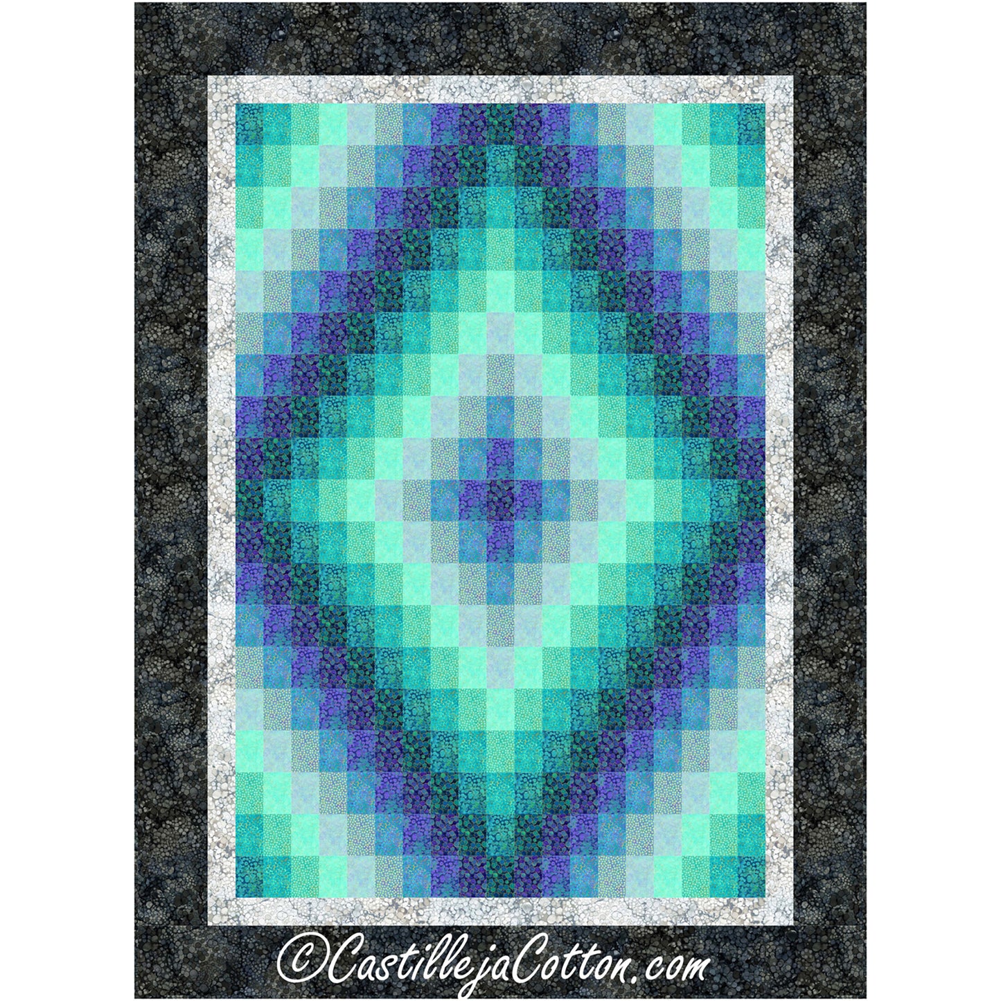 Crystal Trip Deep Sea Quilt Pattern CJC-59124 - Paper Pattern
