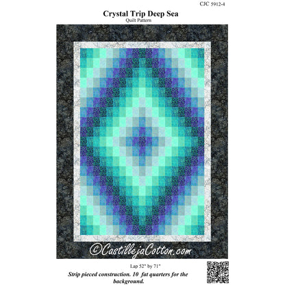 Crystal Trip Deep Sea Quilt Pattern CJC-59124 - Paper Pattern
