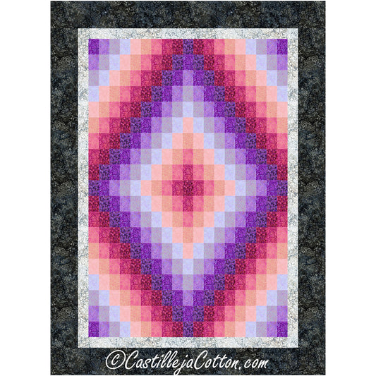 Crystal Trip Bubble Gum Quilt CJC-59125e - Downloadable Pattern