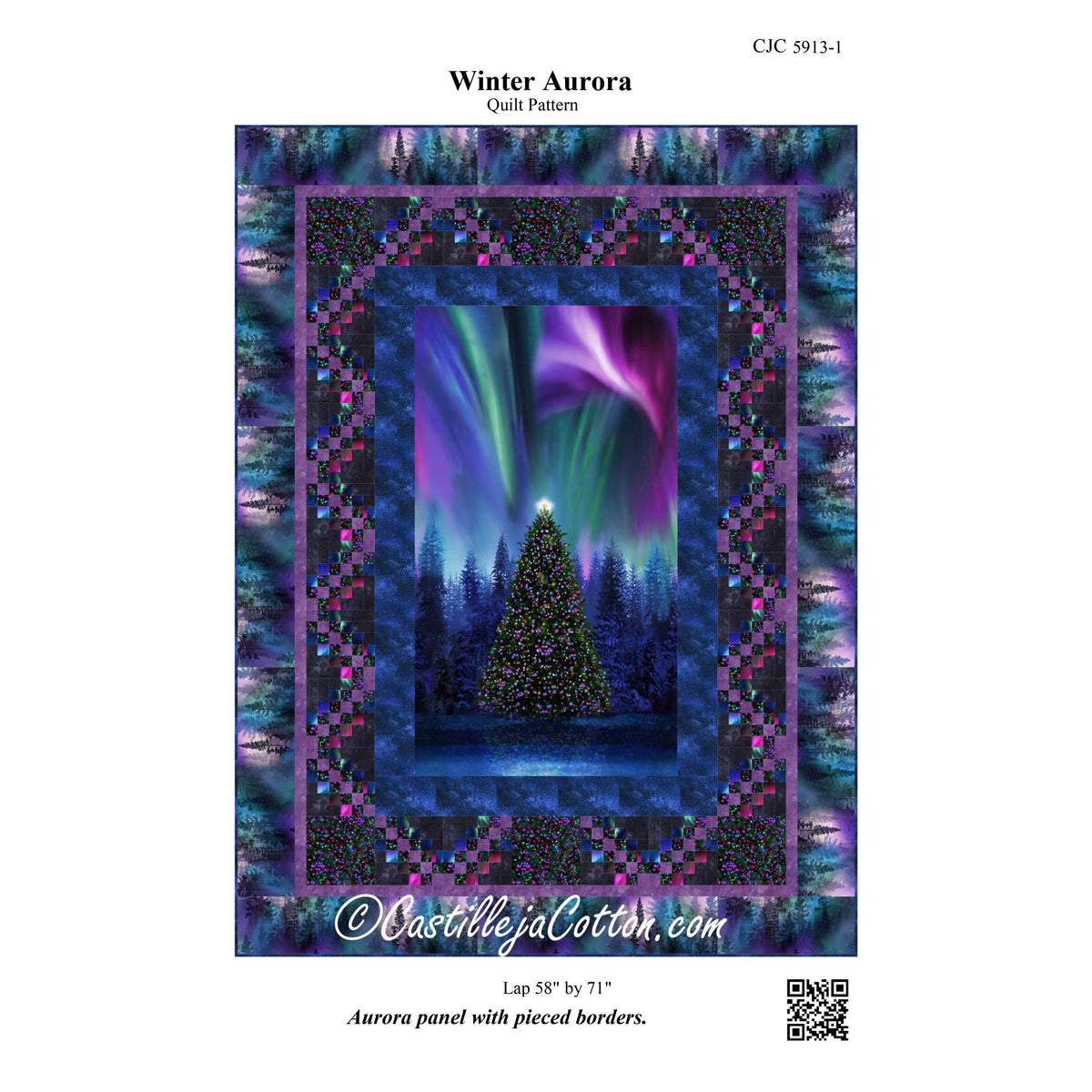 Winter Aurora Quilt Pattern CJC-59131 - Paper Pattern