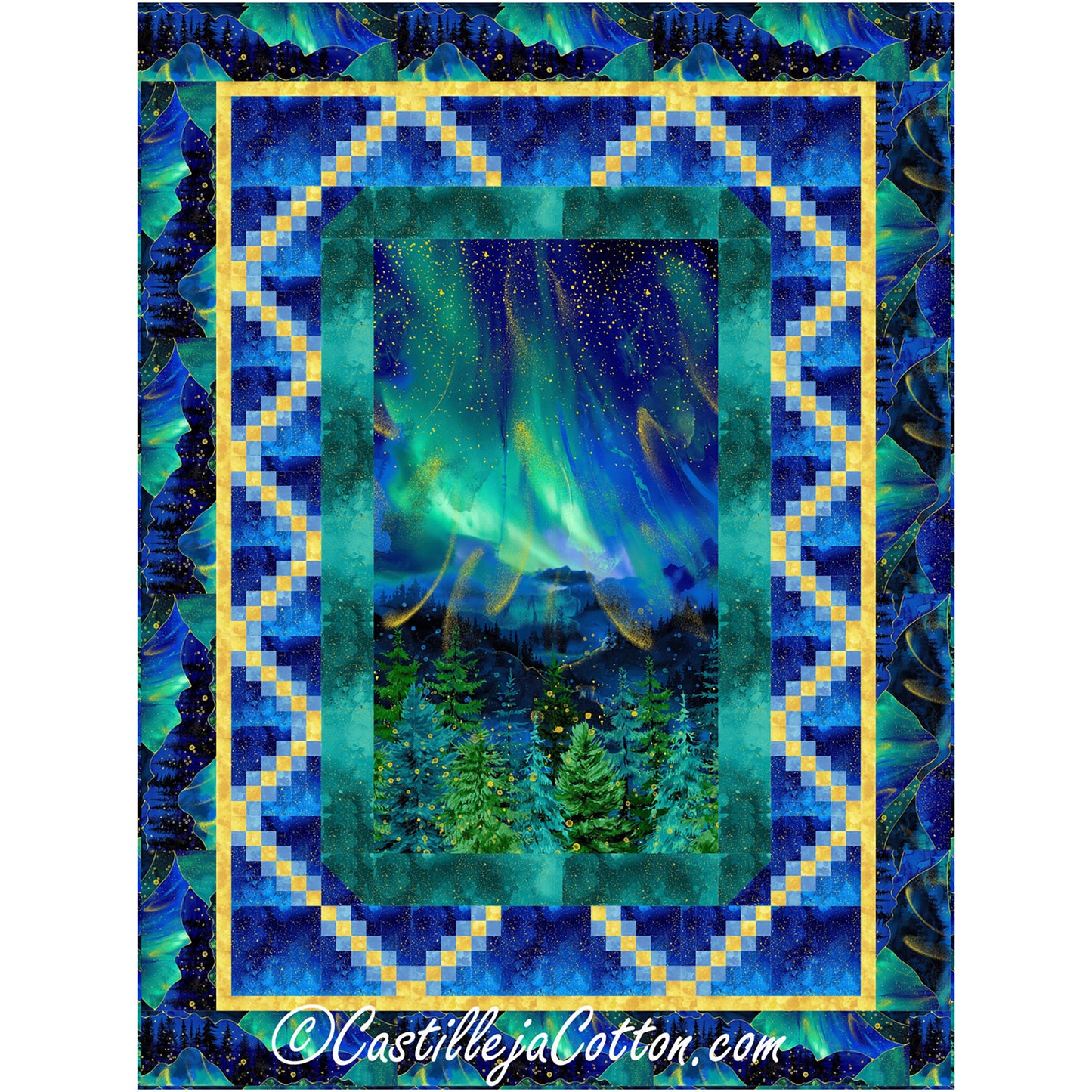 Endless Aurora Quilt Pattern CJC-59134 - Paper Pattern