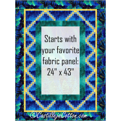 Endless Aurora Quilt Pattern CJC-59134 - Paper Pattern