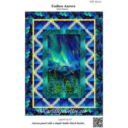 Endless Aurora Quilt Pattern CJC-59134 - Paper Pattern