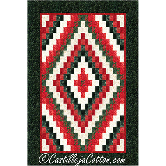 Festive Twelve Trip Quilt Pattern CJC-59151 - Paper Pattern