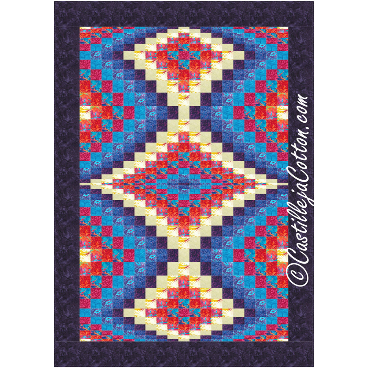 Wrapped Diamond Echo Quilt Pattern CJC-59231 - Paper Pattern