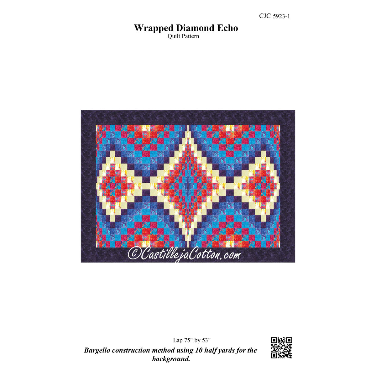 Wrapped Diamond Echo Quilt Pattern CJC-59231 - Paper Pattern