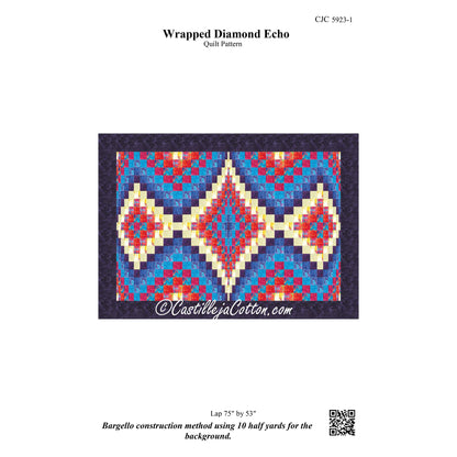 Wrapped Diamond Echo Quilt Pattern CJC-59231 - Paper Pattern