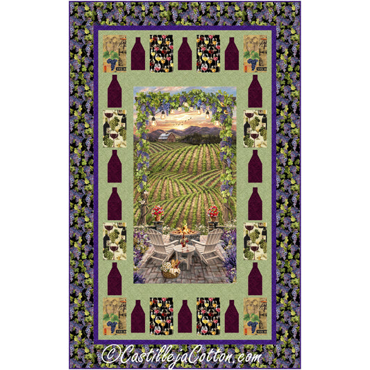 Wine Country Quilt Pattern CJC-59261 - Paper Pattern