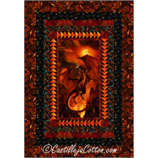 Dragon Fire Quilt CJC-59283e - Downloadable Pattern