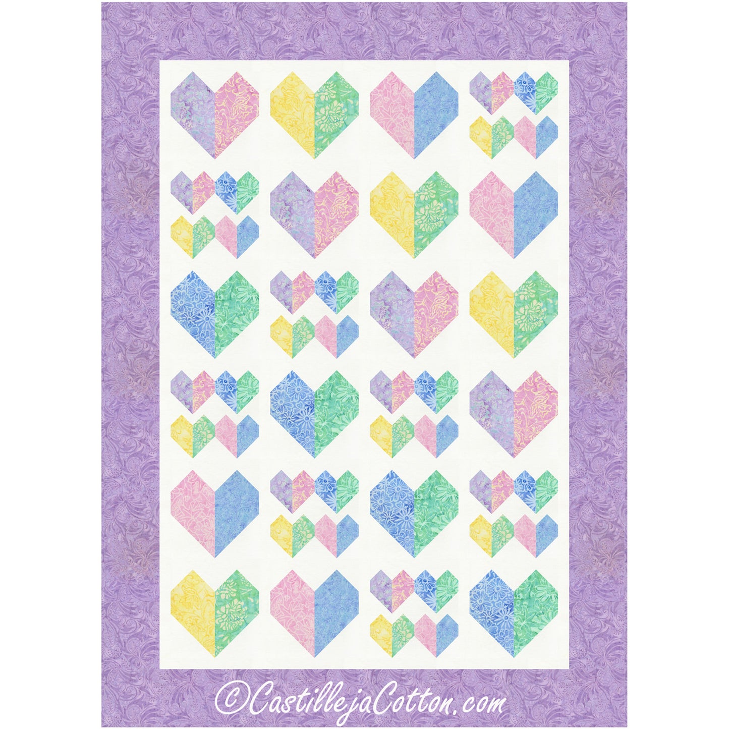 Pixie Hearts Quilt Pattern CJC-59301 - Paper Pattern