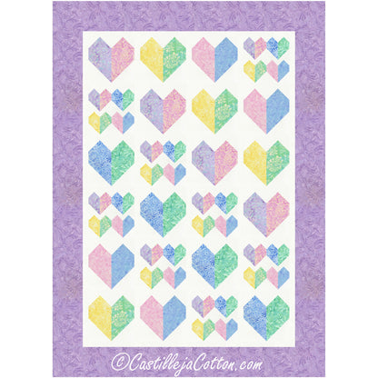Pixie Hearts Quilt Pattern CJC-59301 - Paper Pattern