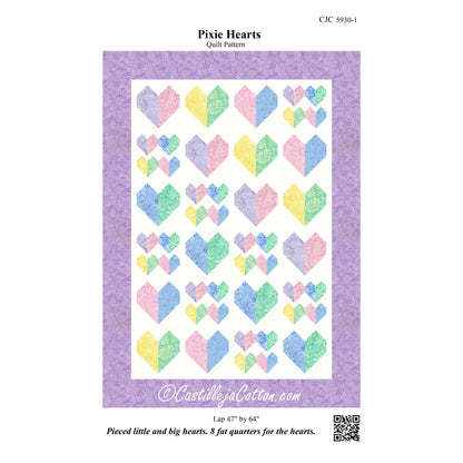 Pixie Hearts Quilt Pattern CJC-59301 - Paper Pattern