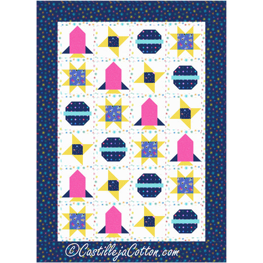 Children In Space Quilt Pattern CJC-59321 - Paper Pattern
