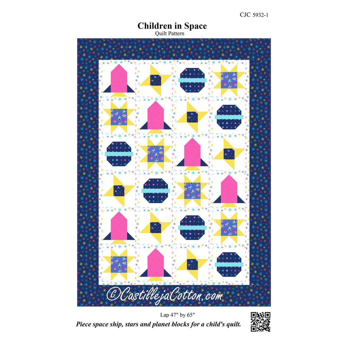 Children In Space Quilt CJC-59321e - Downloadable Pattern
