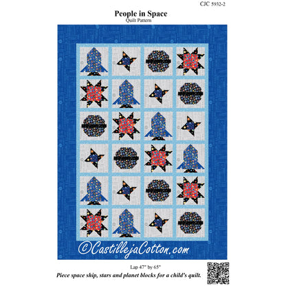 People in Space Quilt Pattern CJC-59322w - Wholesale Product