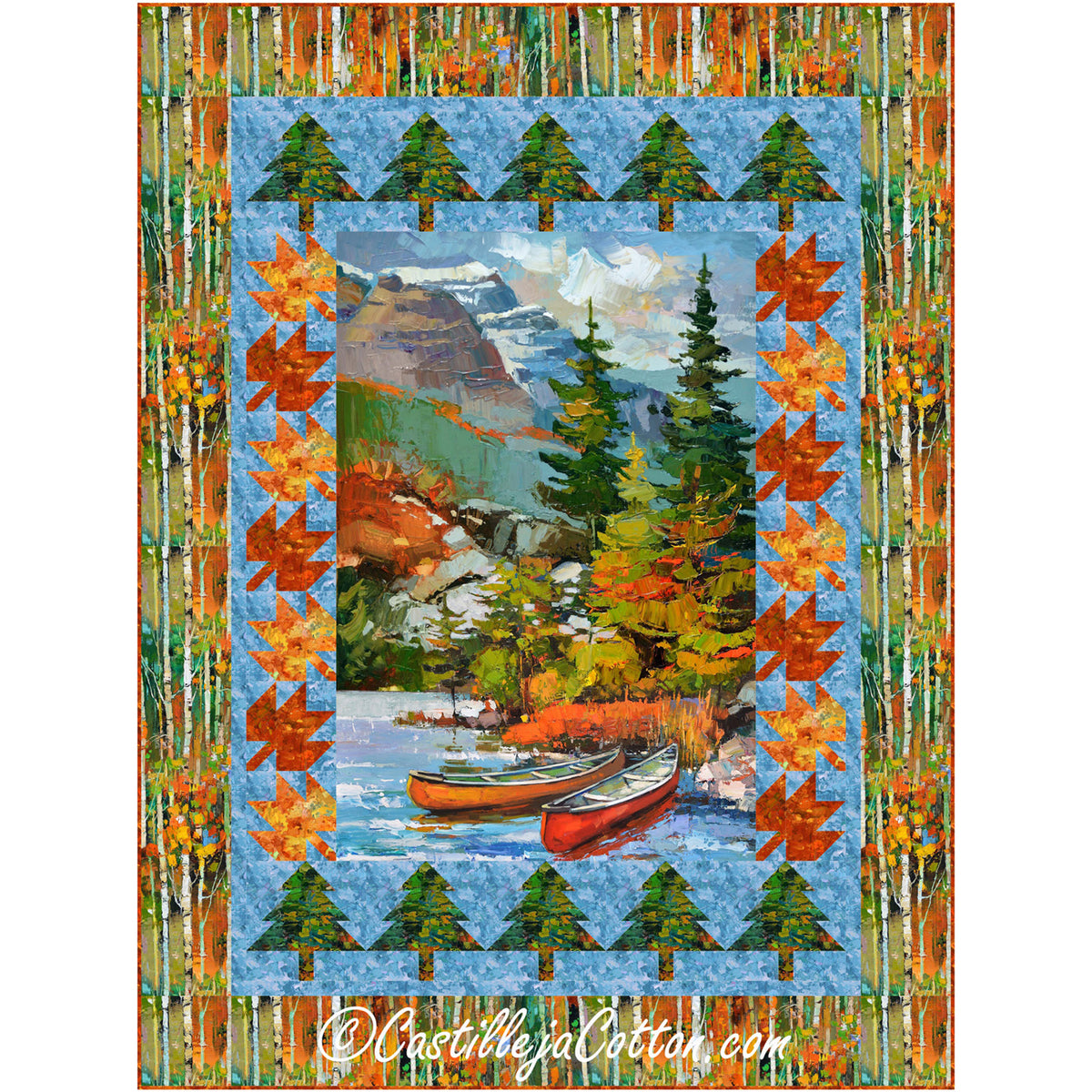 Window Lake Quilt Pattern Canoe Lake Quilt Pattern CJC-59331 - Paper Pattern – QuiltWoman.com