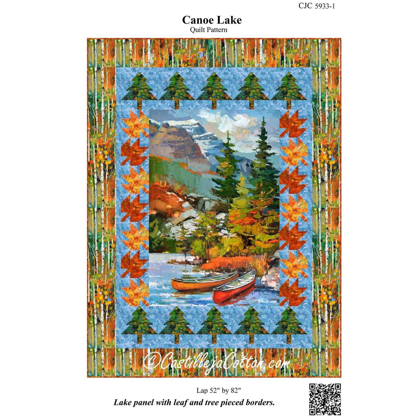 Canoe Lake Quilt Pattern CJC-59331 - Paper Pattern