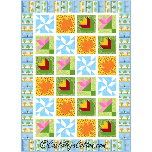 Seasonal Quilt CJC-59381e - Downloadable Pattern