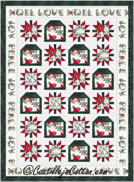 Cardinals and Stars Quilt CJC-59411e - Downloadable Pattern