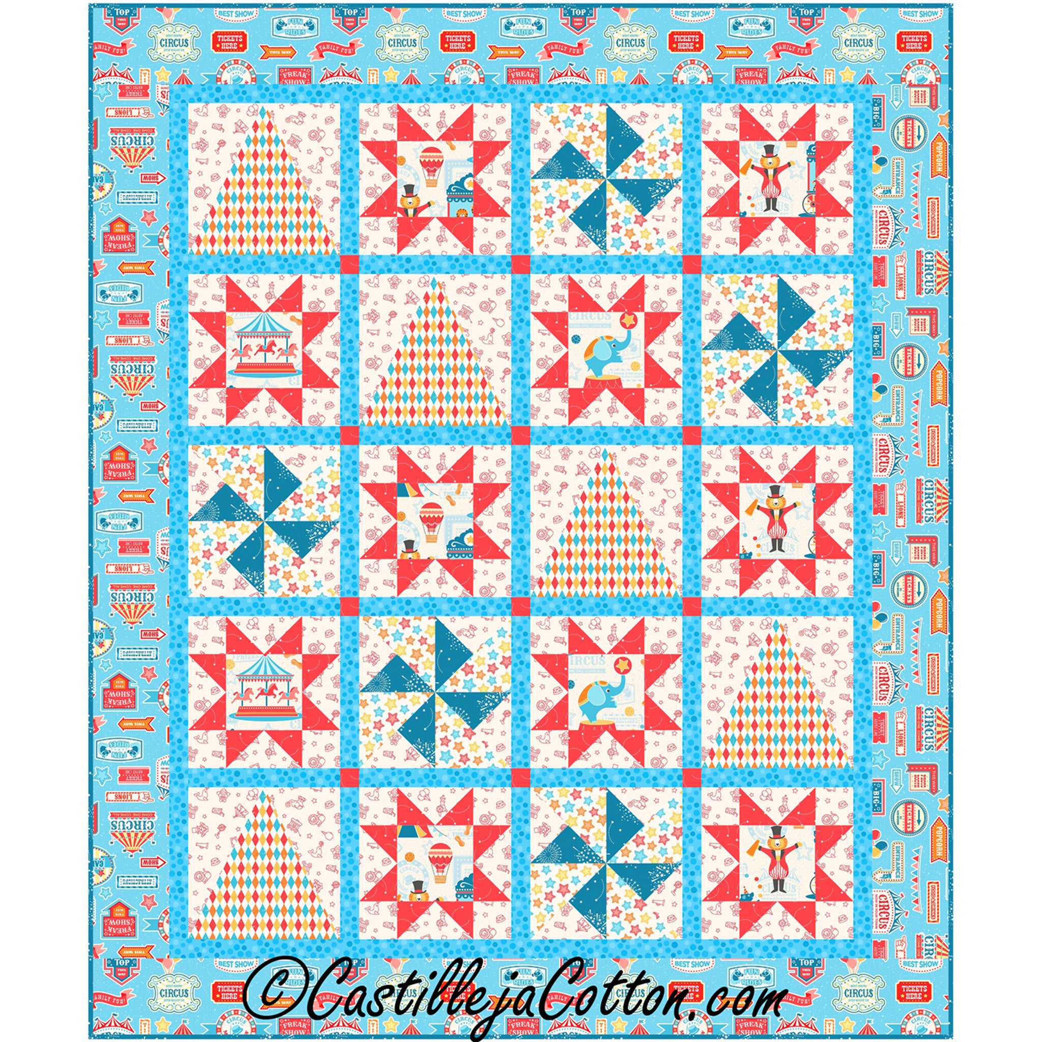 Circus Quilt selling