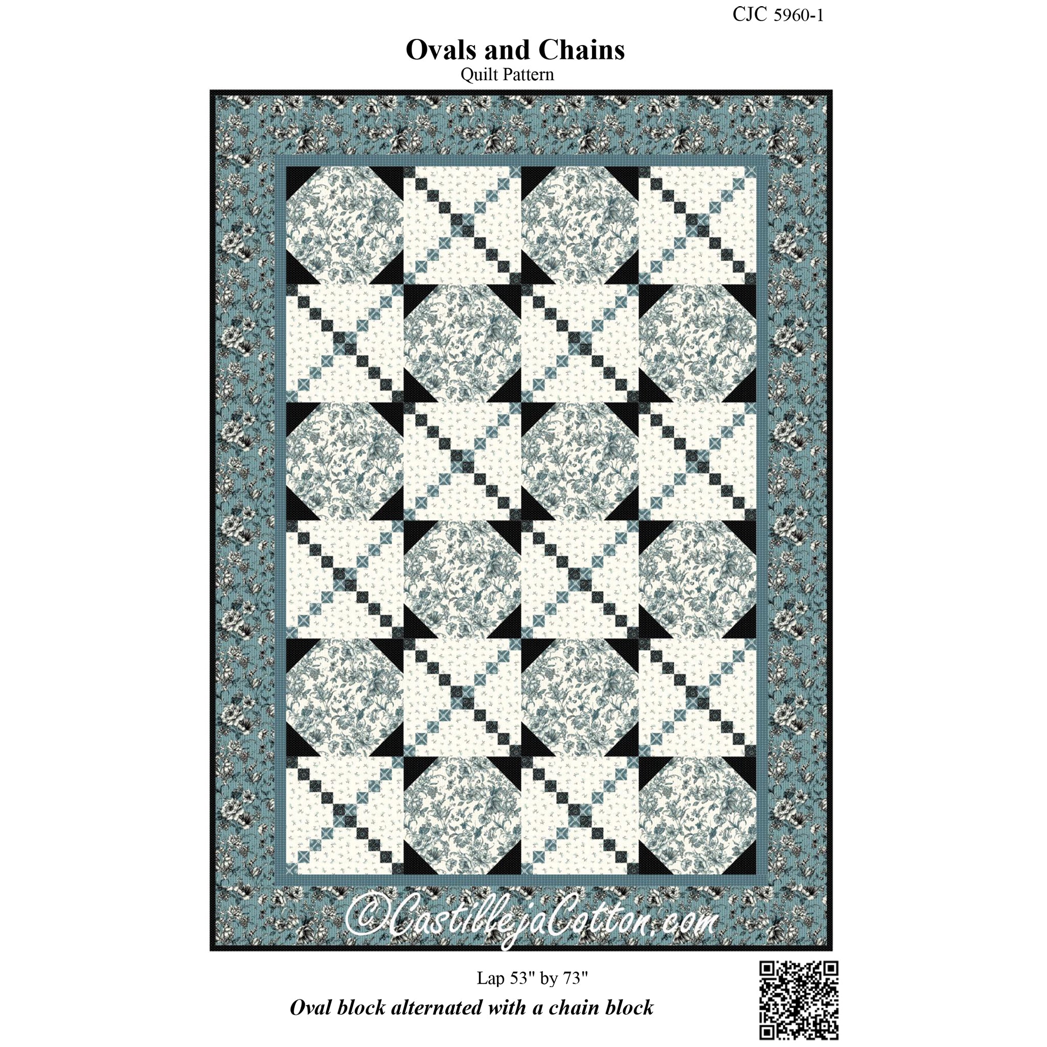 Ovals and Chains Quilt Pattern CJC-59601 - Paper Pattern – QuiltWoman.com