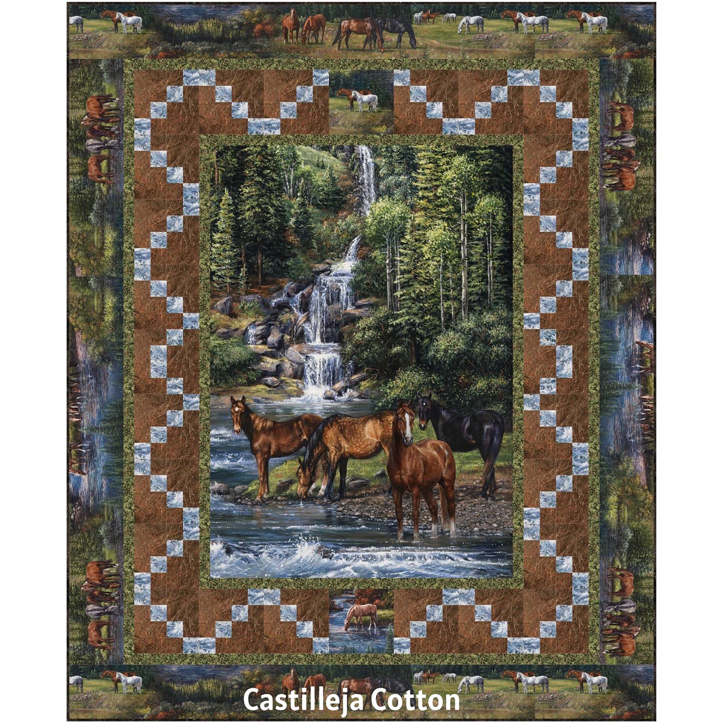 Horse Country Quilt CJC-60022e - Downloadable Pattern