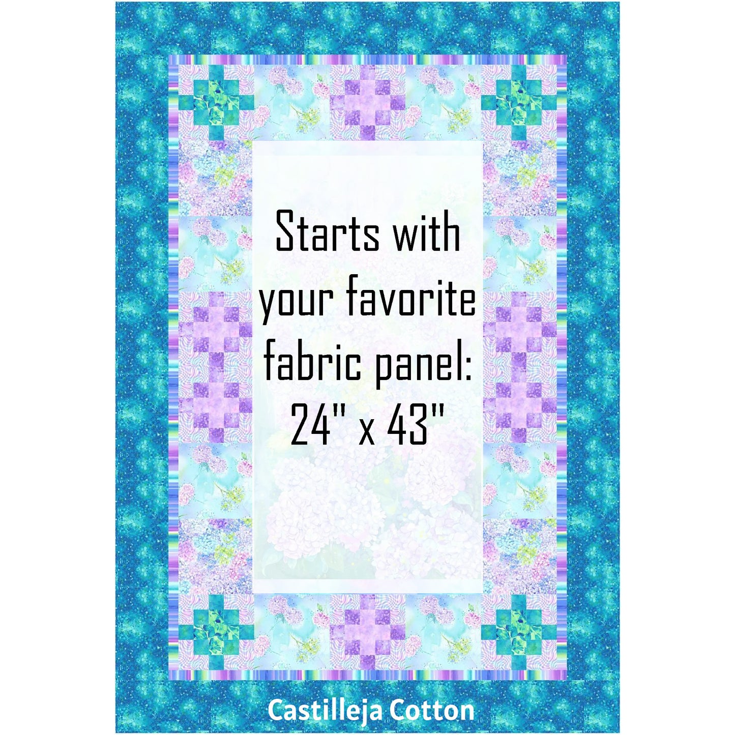 Beautiful Hydrangea Quilt CJC-60442e - Downloadable Pattern